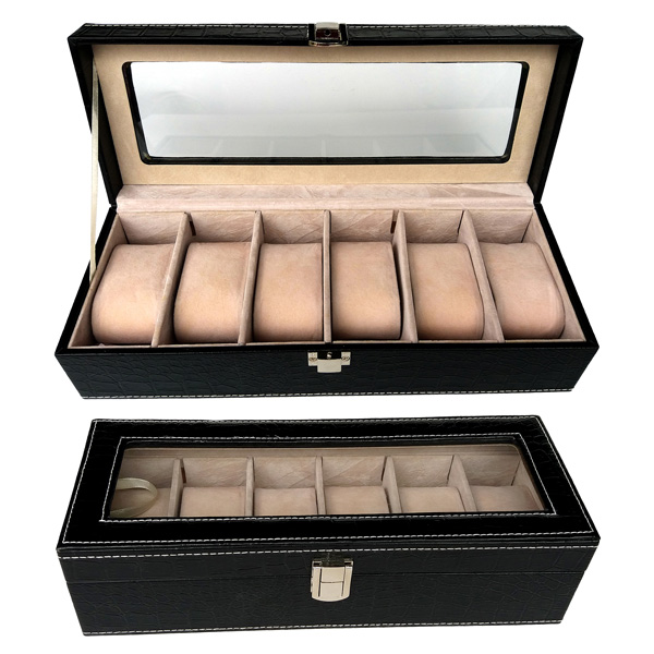 PU leather watch box LWB-013003