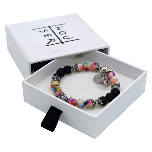 flip top magnet closure linen jewelry box with microfiber jewelry pouch inside WL220505-1